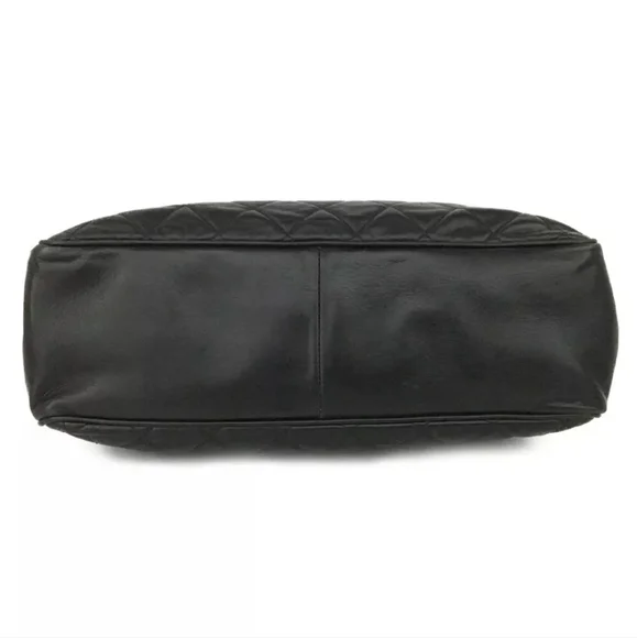 CHANEL CC Logo Lambskin Chain Large Shoulder Tote Bag - Picture 7 of 12